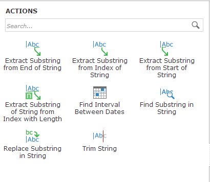 functionalities under Utility section